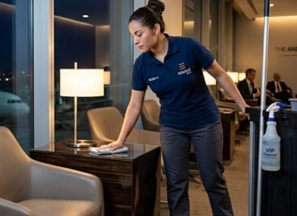 Auxiliar de Mantenimiento en Salones VIP  Aeropuerto de Pudahuel ​Santiago de Chile, Chile