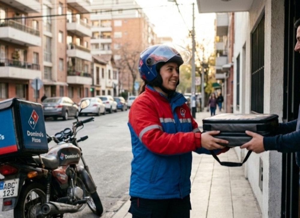 Repartidores en Domino’s Pizza ​Santiago, Chile